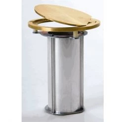 BISON INC Volleyball MATCH POINT™ FLOATING FLOOR SOCKET & FLOOR PLATE (3 1/2")