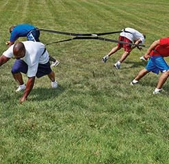 ATHLETIC SPEED EQUIPMENT 4 WAY TUG OF WAR Track