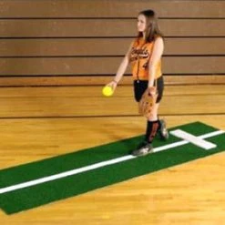 PROPER PITCH SOFTBALL MAT W/STRIDE LINE Baseball & Softball