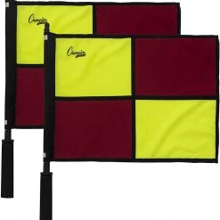 CHAMPION SPORTS Soccer CHAMPION OFFICIAL'S CHECKERED FLAGS W/ BORDER