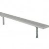 OUTDOOR ALUMINUM PERMANENT HEAVY DUTY PLAYER BENCH NO BACK (21')