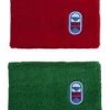 CLIFF KEEN ATHLETIC TOURNAMENT WRIST BANDS (RED/GREEN) Wrestling