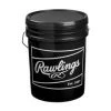 RAWLINGS SPORTING GOODS Baseball & Softball Raw Padded Ball Bucket - Black