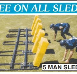PRO TEAM / DUMMIES & SLEDS Football PROTEAM® 5-MAN BLOCKING SLED