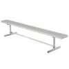 OUTDOOR ALUMINUM PORTABLE HEAVY DUTY PLAYER BENCH NO BACK (21') Outdoor Field Equipment