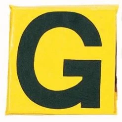 ATHLETIC SPECIALTIES INC WEIGHTED SIDELINE MARKERS (YELLOW / BLACK) Football