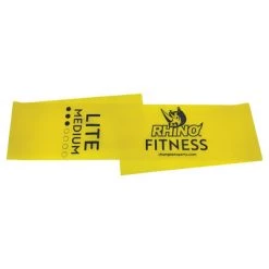 CHAMPION SPORTS P.E. Equipment CHAMPION EXERCISE FLAT BANDS (YELLOW LT MEDIUM)