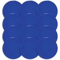 CHAMPION SPORTS CHAMPION POLY SPOT MARKERS SET (12) P.E. Equipment