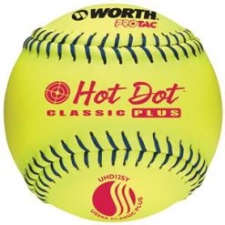 MIKEN SPORTS WORTH SLOW PITCH SOFTBALL (HOT DOT)